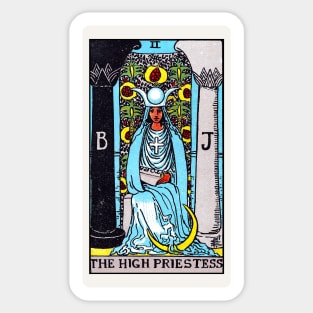 Card #2 - The High Priestess - Rider Waite Smith Tarot Sticker